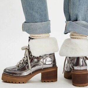 NIB!  Free People Jasper Hiker Boots, size 7.5 US